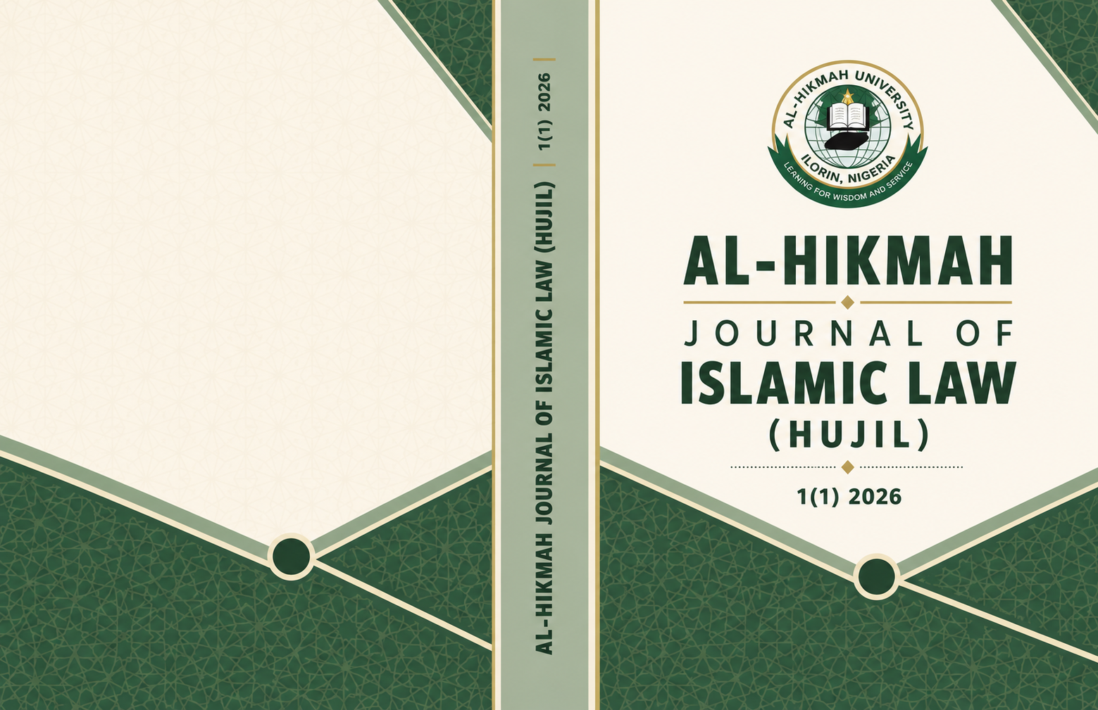 					View Vol. 1 No. 1 (2026): Al-Hikmah University Journal of Islamic Law (HUJIL) 
				